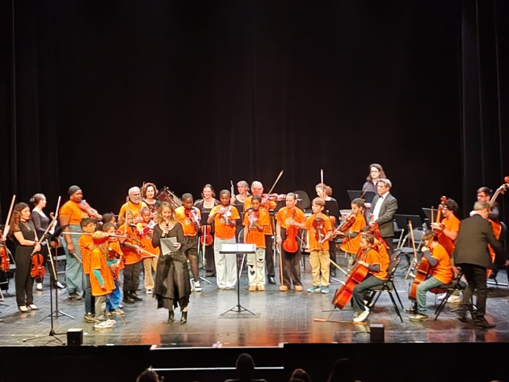 Les enfants de la Philharmonie des quartiers montent sur scène