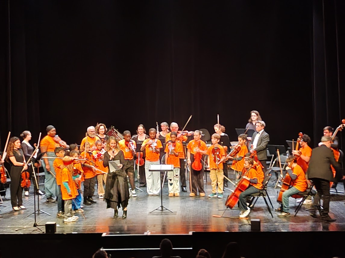Les enfants de la Philharmonie des quartiers montent sur scène